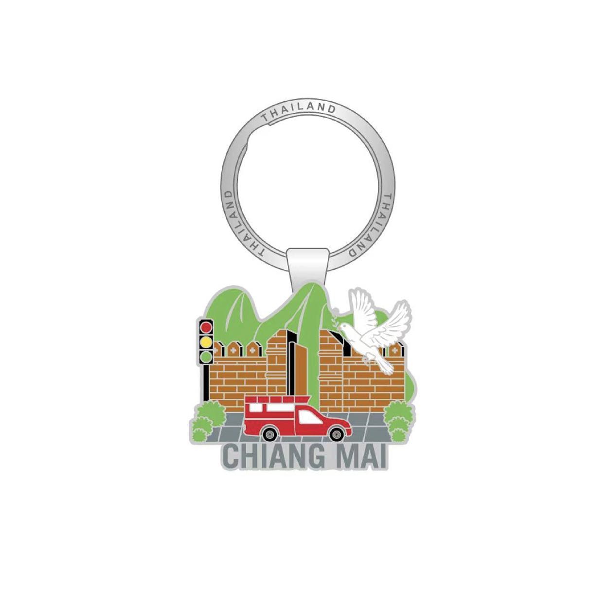 [109] Solid40 Keychain ThaPae Gate Red Pick-Up
