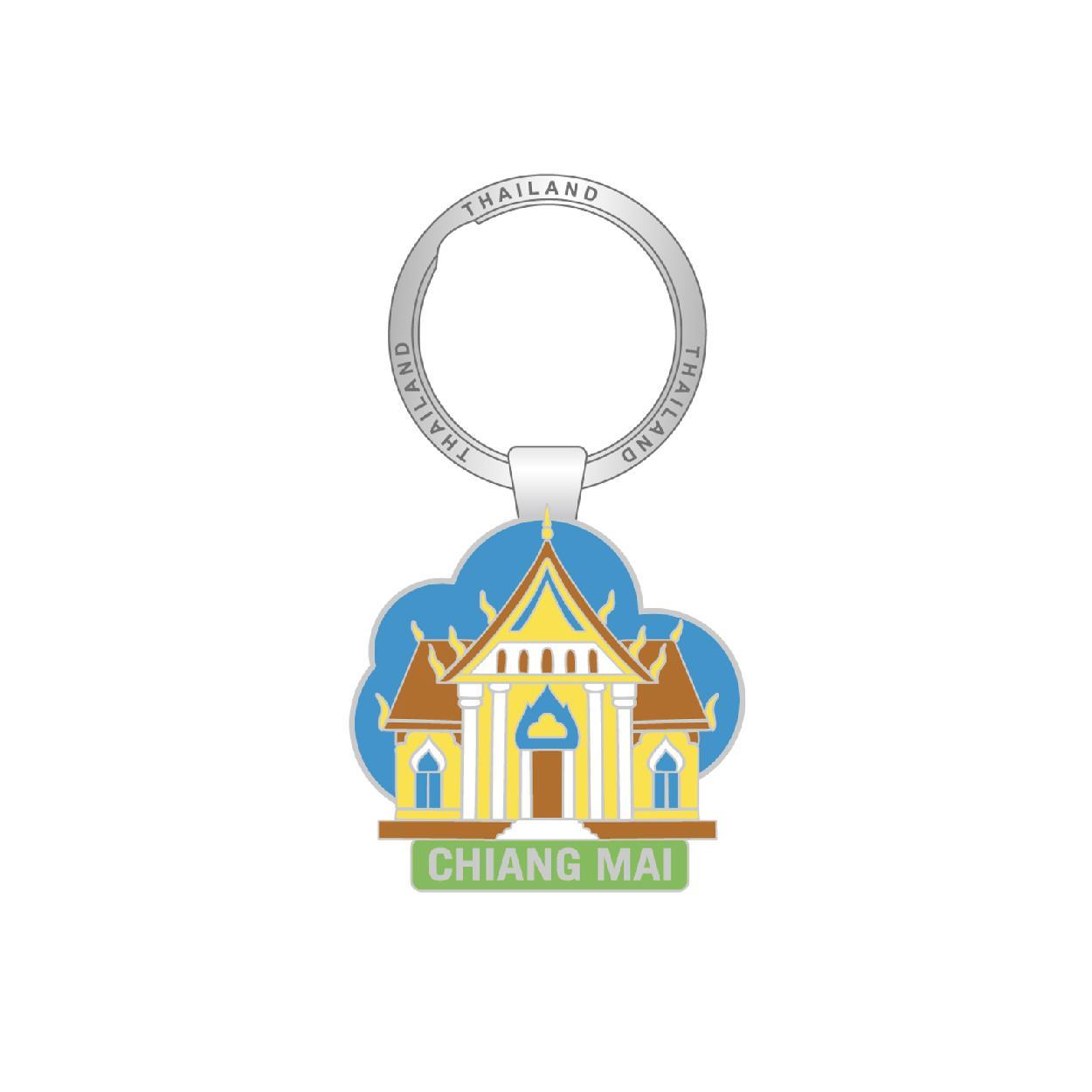[120] Solid40 Keychain Wat ChiangMai