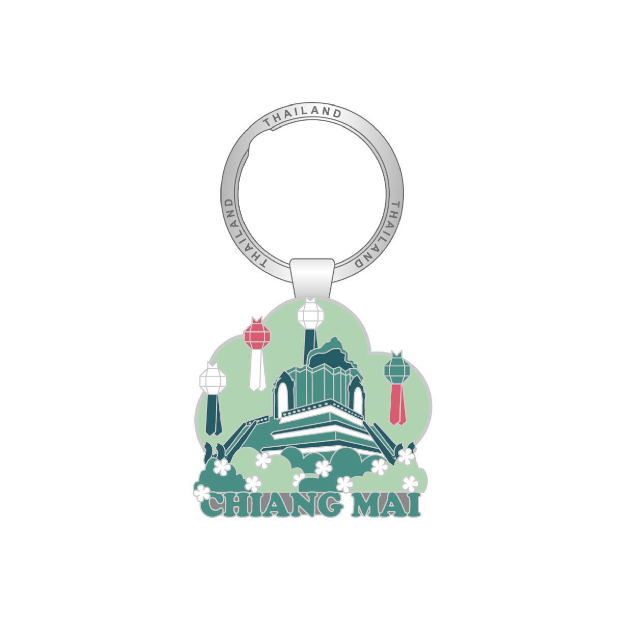 [126] Solid50 Keychain Wat Jedi Luang