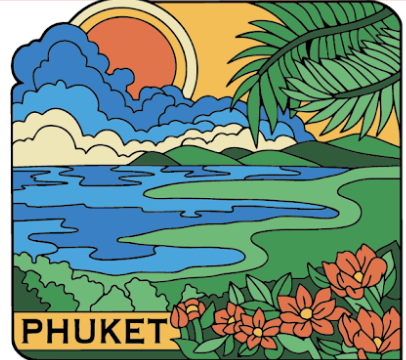 Phuket Solid Magnet Nouveau karon’sunset