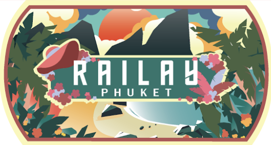 Phuket Zinc Magnet Flat railay beach