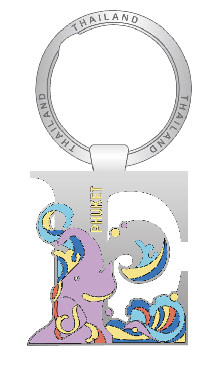 Phuket Solid30 Keychain E