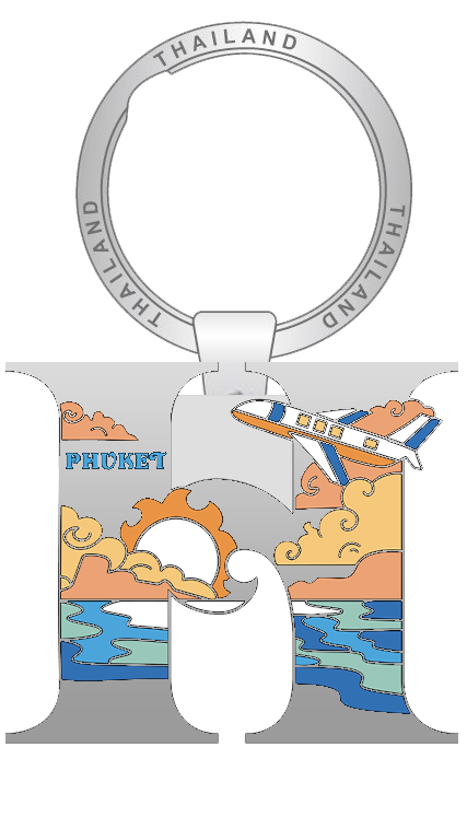 Phuket Solid30 Keychain H