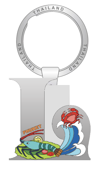 Phuket Solid30 Keychain L