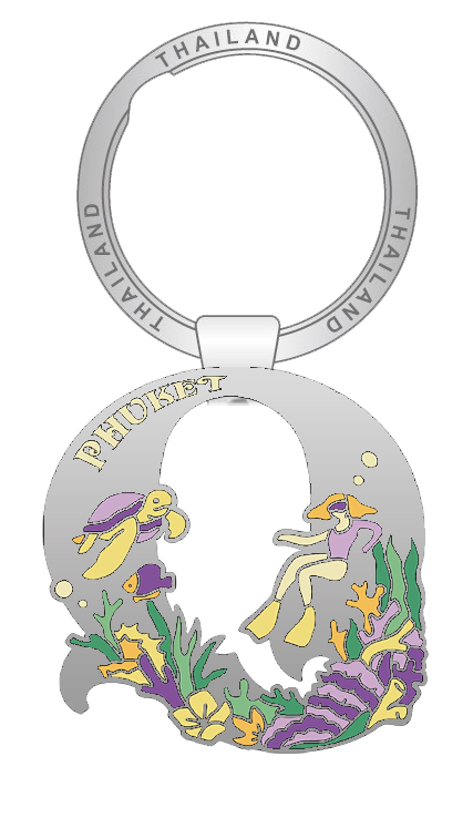 Phuket Solid30 Keychain Q