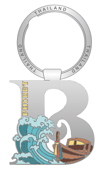 Phuket Solid30 Keychain B
