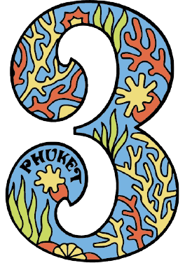 Phuket Solid30 Keychain Number 3