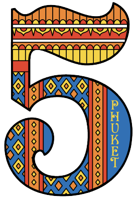 Phuket Solid30 Keychain Number 5