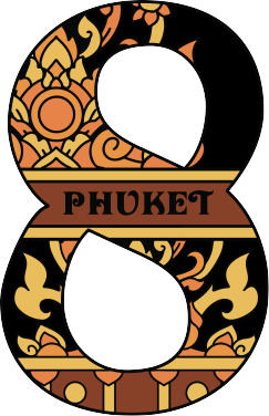 Phuket Solid30 Keychain Number 8