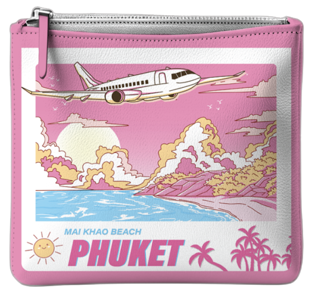 Phuket Pouch Retro Mai Khao Beach