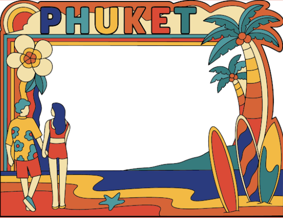 Phuket Solid Picture Frame holding hand