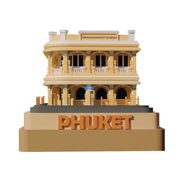 Phuket  Resin Mockup Deco Phuket Old town