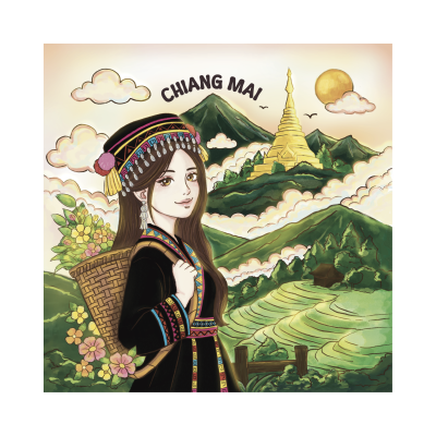 CM Mag hill tribe clothing&nature view