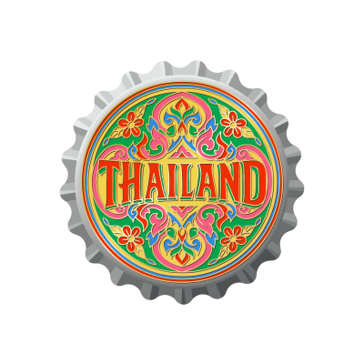 TH beercap opener thailand font