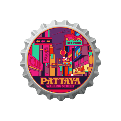 PTY beercap opener walking street