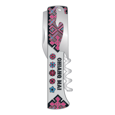 CM wine opener textile patterns&flower