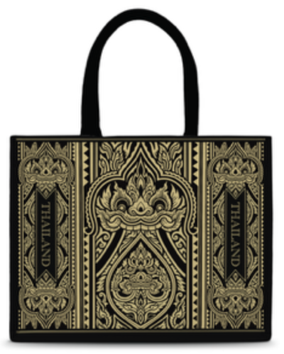 TH tote hor giant pattern