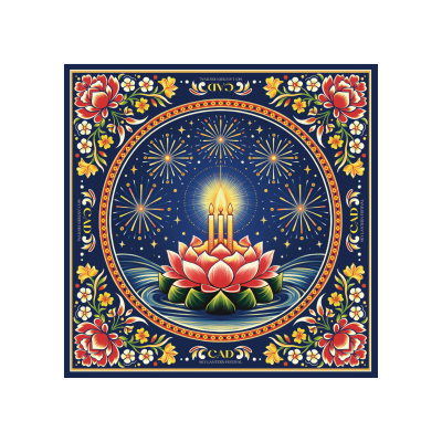 CAD mag ceramic fireworks and loy krathong