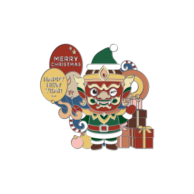 TH mag happy new year & giant santa