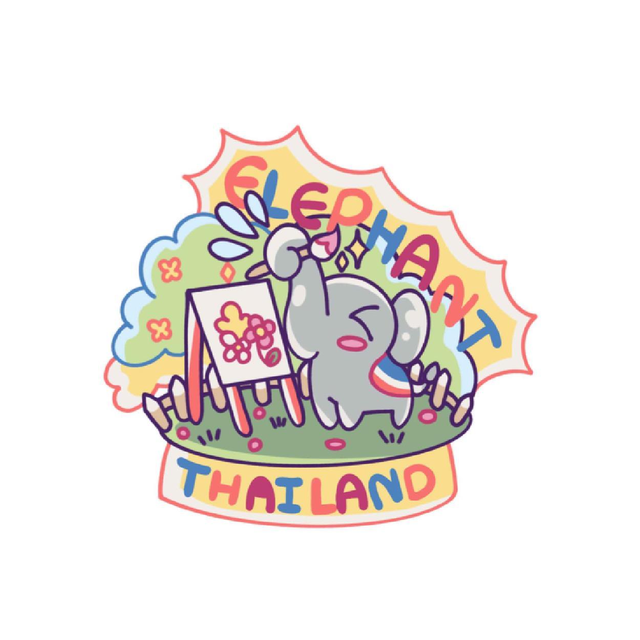 [176] Solid25 Magnet Elephant Artist