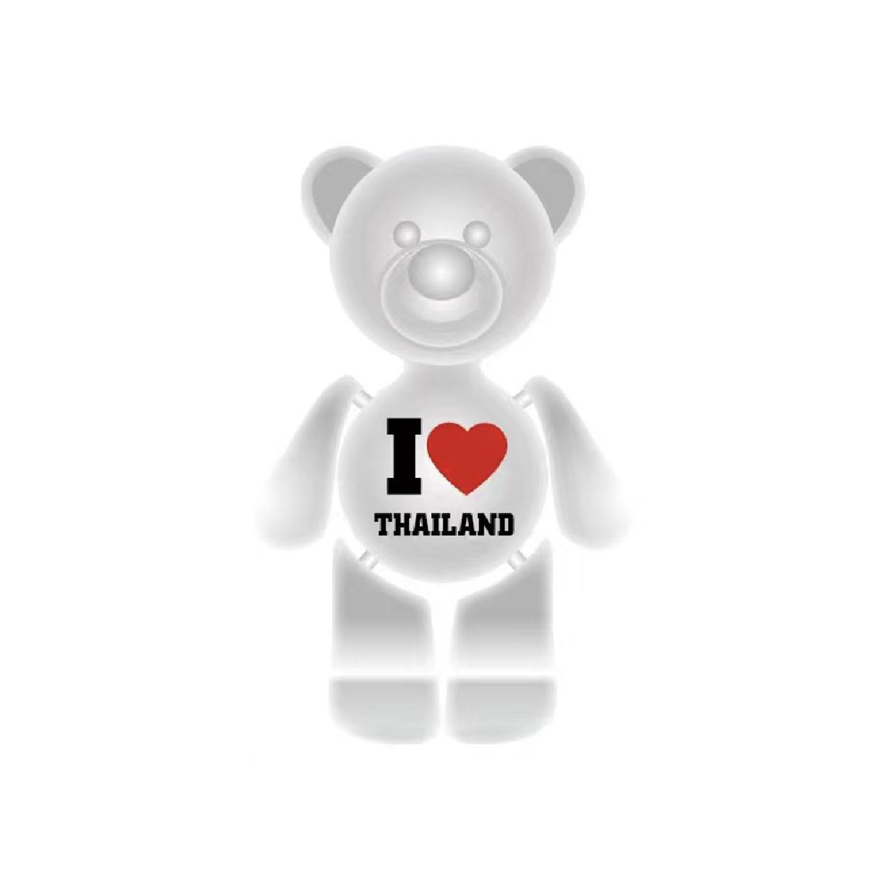 [189] Solid25 Magnet I love Thailand Bear