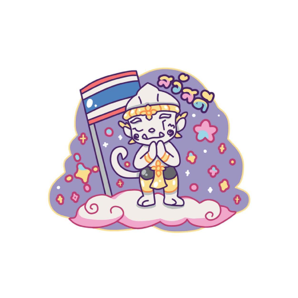 [192] Solid25 Magnet Sawasdee Hanuman