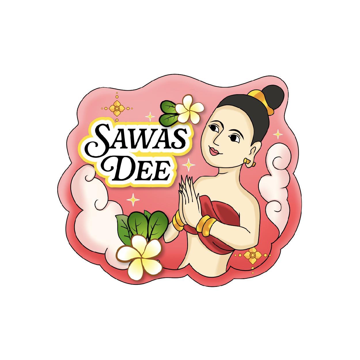[234] Wood Magnet Sawasdee 1
