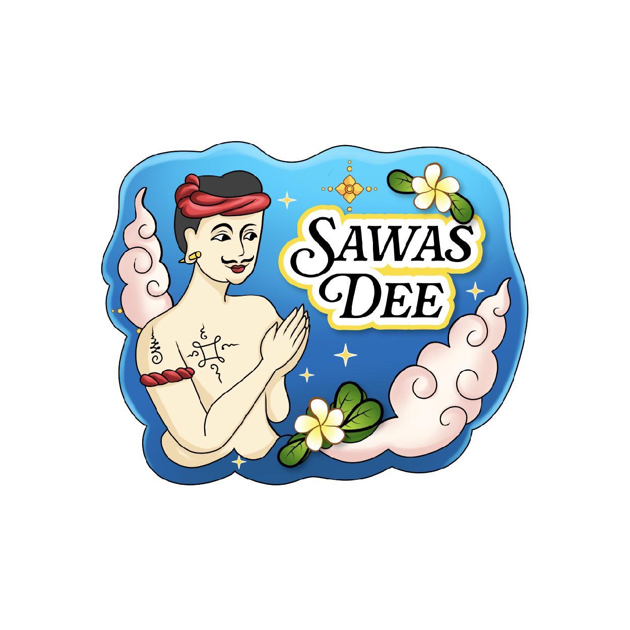 [235] Wood Magnet Sawasdee 2