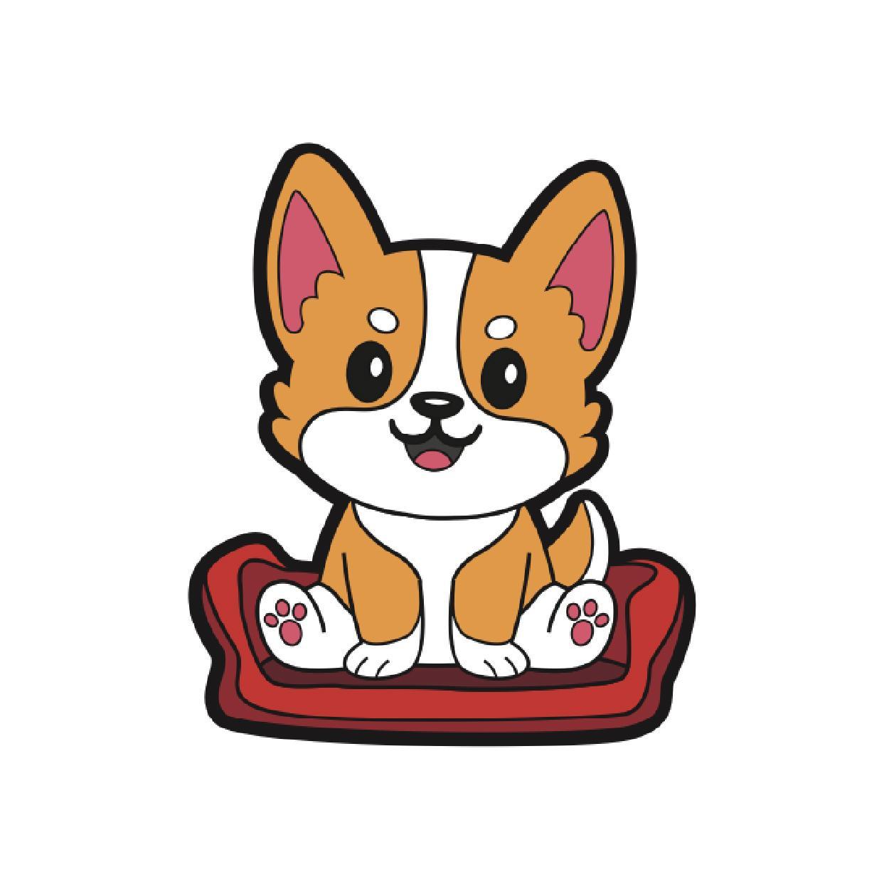 [254] PVC Magnet Dog