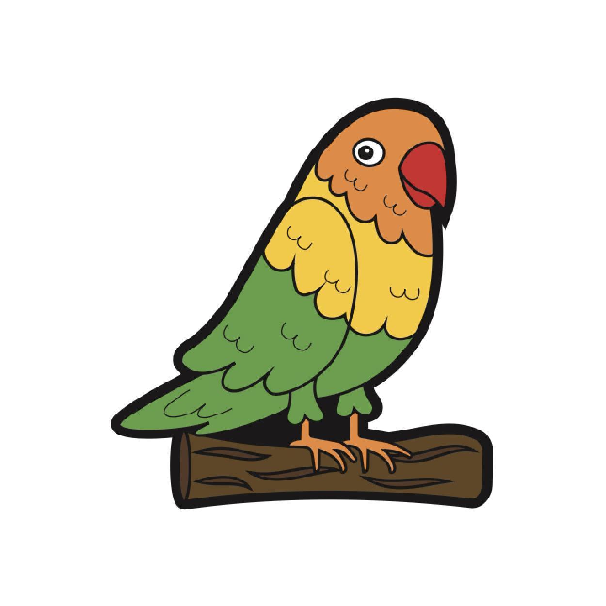 [255] PVC Magnet Parrot