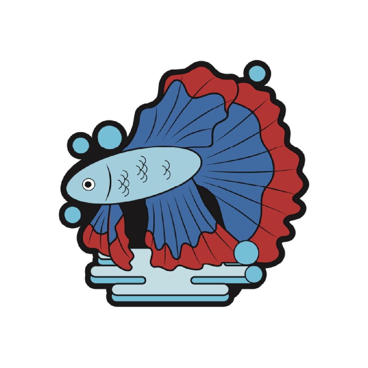 [256] PVC Magnet Betta