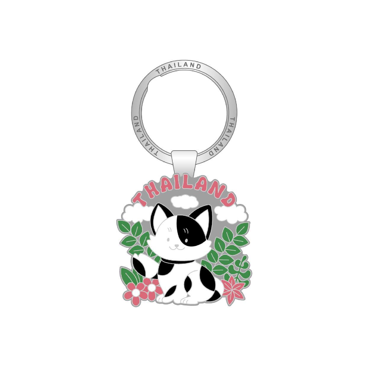 [276] Solid50 Keychain Cat in the Garden