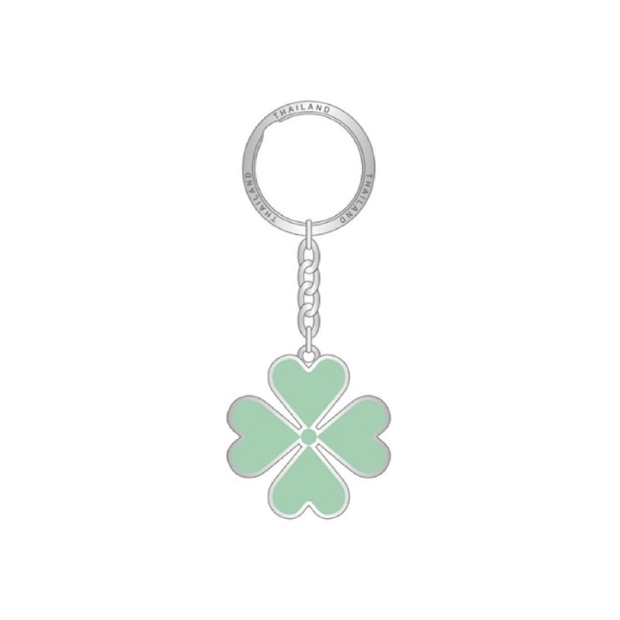 [326] Solid30 Keychain Light Green Flower
