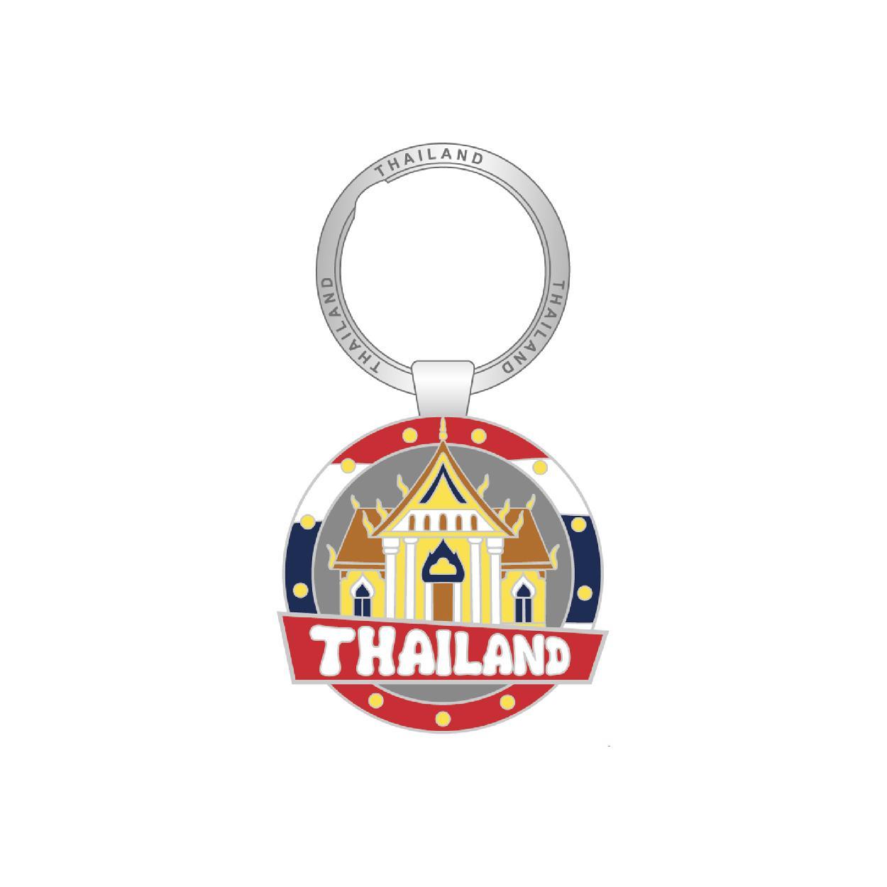 [344] Solid50 Keychain Wat Thailand