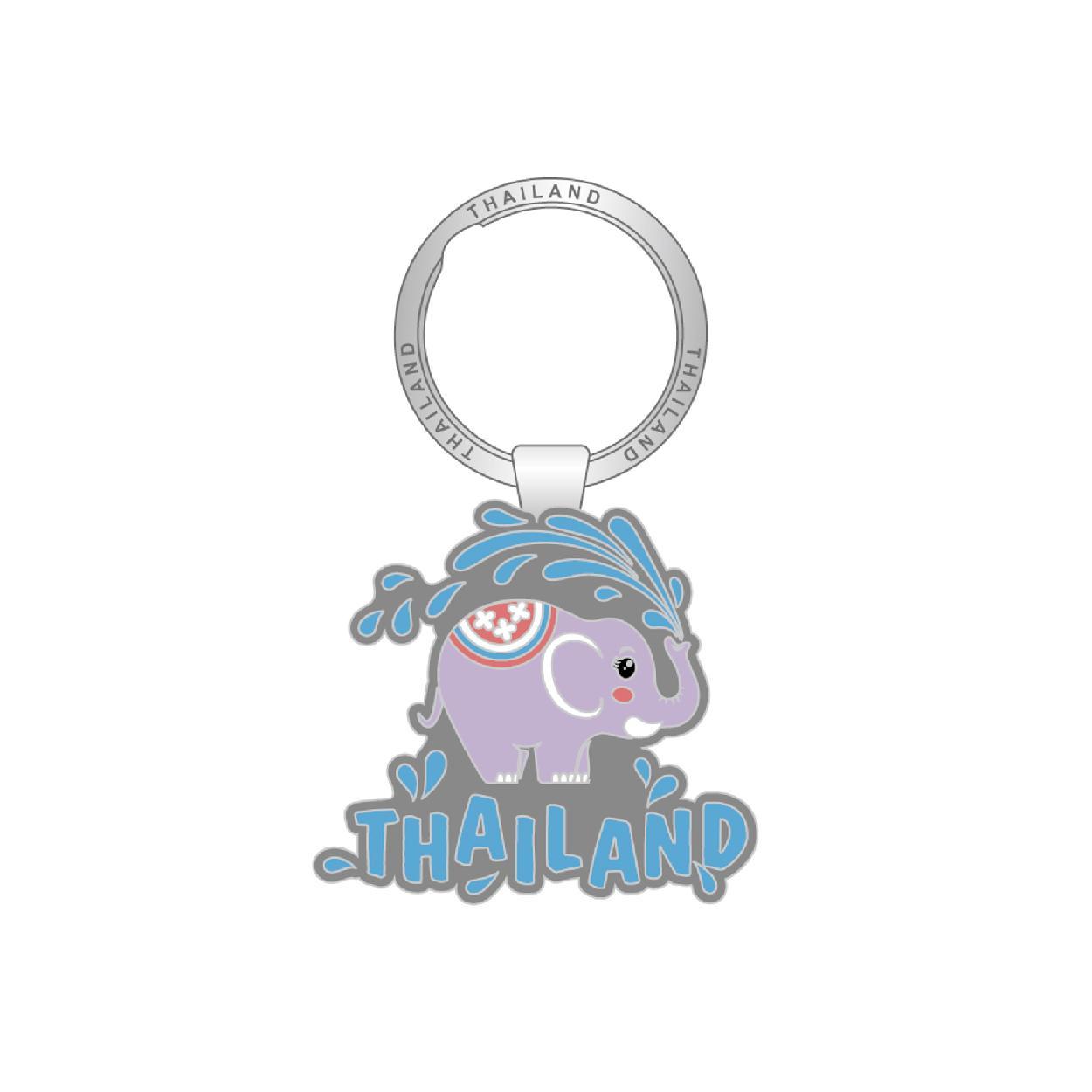 [370] Solid40 Keychain Elephant Songkran